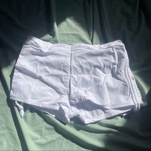 NWOT white swimming shorts